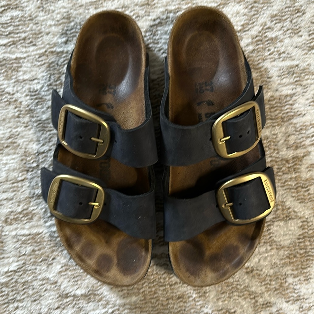 Navy Blue Birkenstock Arizona 37